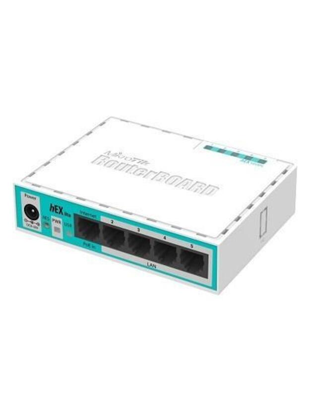 NET ROUTER 10/100M 5PORT/HEX LITE RB750R2 MIKROTIK