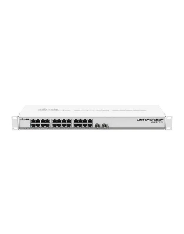 NET SWITCH 24PORT 1000M 2SFP+/CSS326-24G-2S+RM MIKROTIK