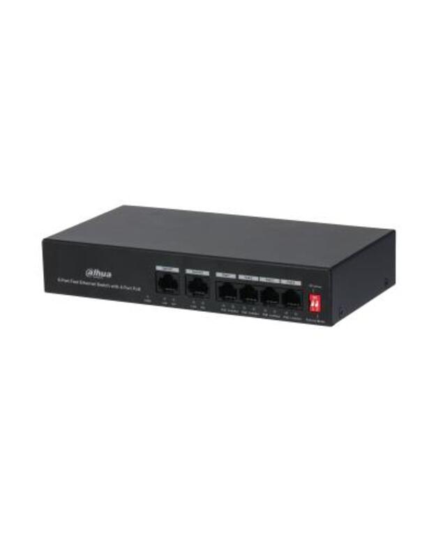 NET SWITCH 4PORT 4POE 100M/PFS3006-4ET-36 DAHUA