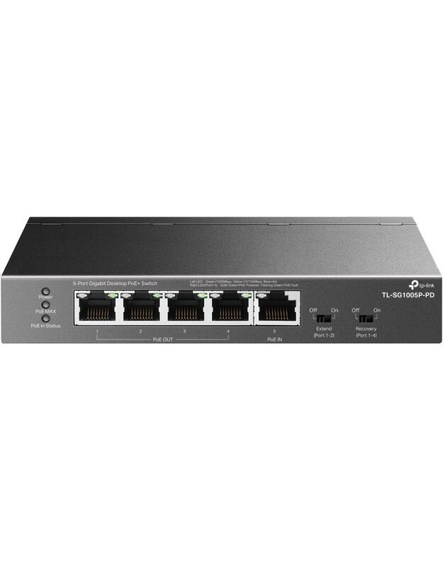 NET SWITCH 5PORT 1000M/TL-SG1005P-PD TP-LINK