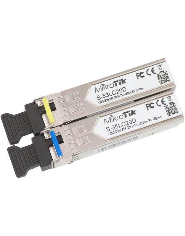 NET TRANSCEIVER SFP PAIR/S-3553LC20D MIKROTIK