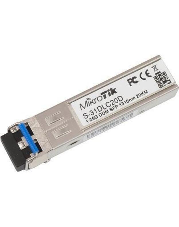 TINKLO SIŲSTUVAS-IMTUVAS SFP/S-31DLC20D MIKROTIK