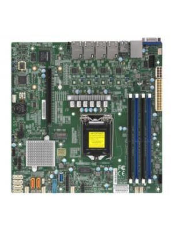 SERVER MB C242 S1151 MATX/MBD-X11SCL-LN4F-B SUPERMICRO