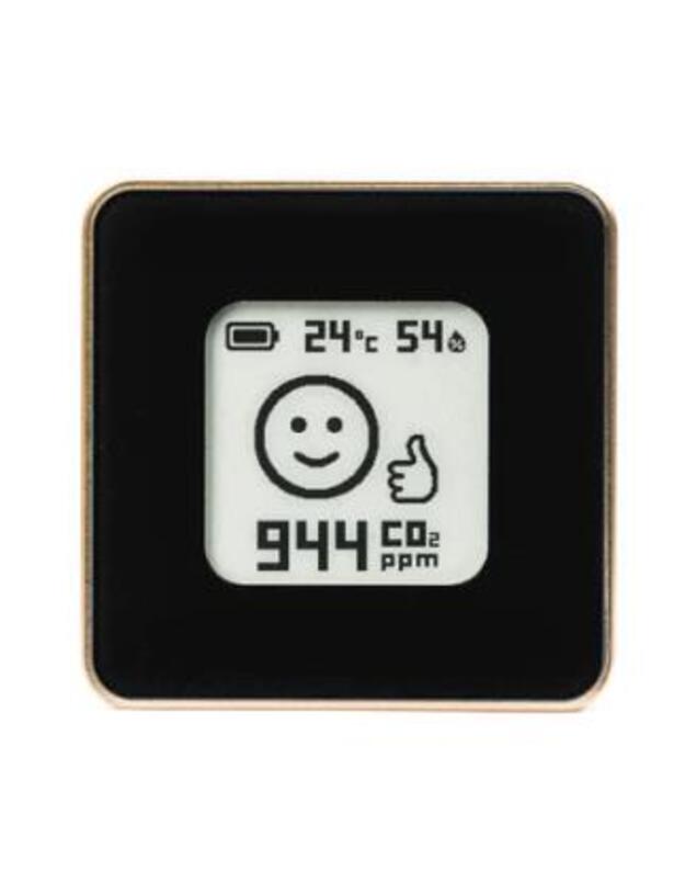 SMART HOME AIR QUALITY SENSOR/GOLD/BLACK AIRV-ELEG AIRVALENT