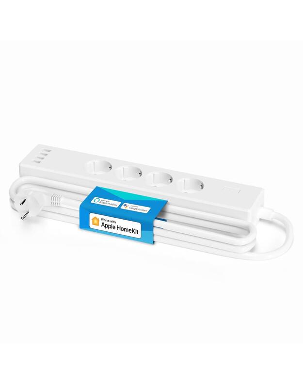 SMART HOME POWER STRIP WRL EU/4AC + 4USB MSS425FHK MEROSS