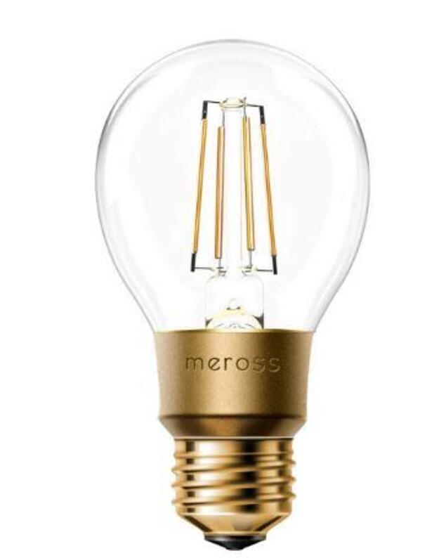 Smart Light Bulb|MEROSS|Power consumption 6 Watts|2700 K|Beam angle 180 degrees|MSL100HK(EU)