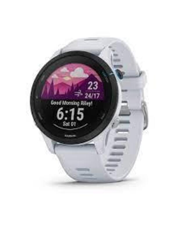 SMARTWATCH FORERUNNER 255MUSIC/WHITESTONE 010-02641-31 GARMIN