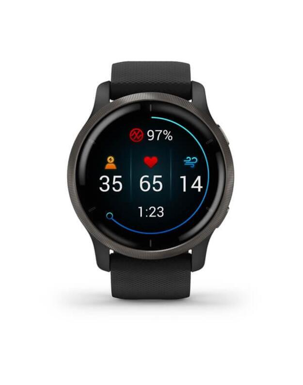 SMARTWATCH VENU 2/BLACK/SLA 010-02430-11 GARMIN