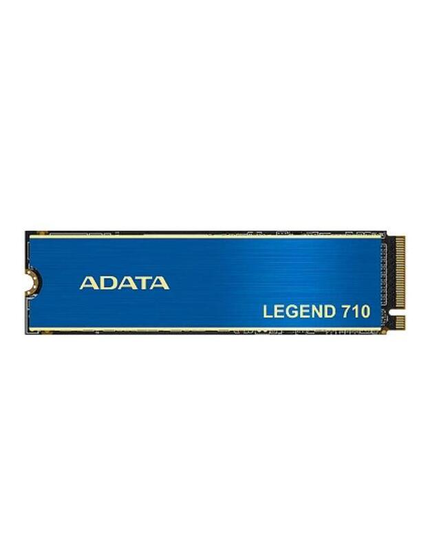 SSD|ADATA|LEGEND 710|512GB|M.2|PCIE|NVMe|3D NAND|Write speed 1000 MBytes/sec|Read speed 2400 MBytes/sec|TBW 130 TB|MTBF 1500000 hours|ALEG-710-512GCS