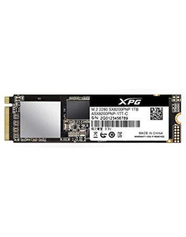 SSD|ADATA|XPG SX8200 Pro|1TB|M.2|PCIE|NVMe|TLC|Write speed 3000 MBytes/sec|Read speed 3500 MBytes/sec|3.5mm|TBW 640 TB|MTBF 2000000 hours|ASX8200PNP-1TT-C