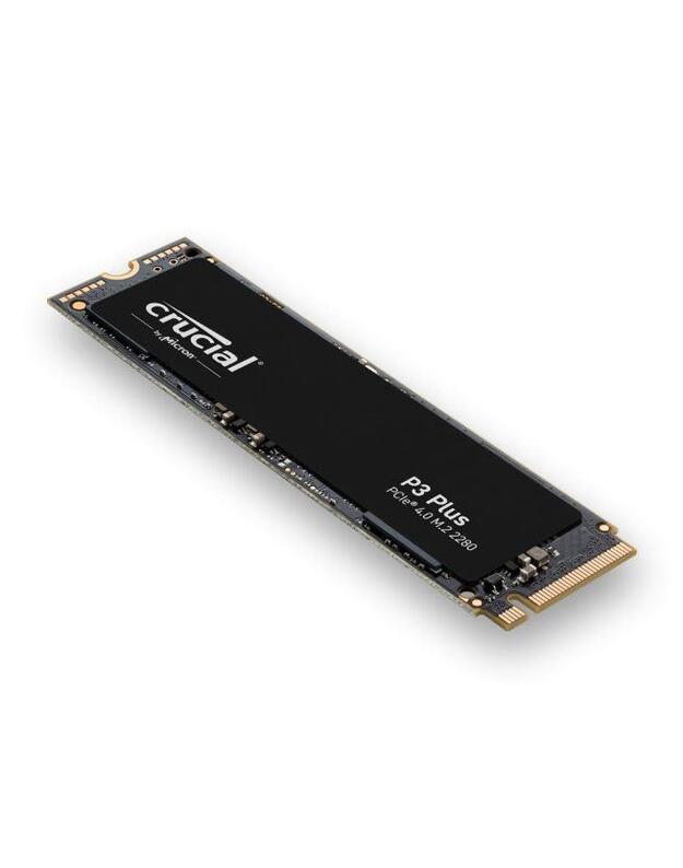 SSD|CRUCIAL|P3 Plus|1TB|M.2|PCIE|NVMe|3D NAND|Write speed 3600 MBytes/sec|Read speed 5000 MBytes/sec|TBW 220 TB|MTBF 1500000 hours|CT1000P3PSSD8