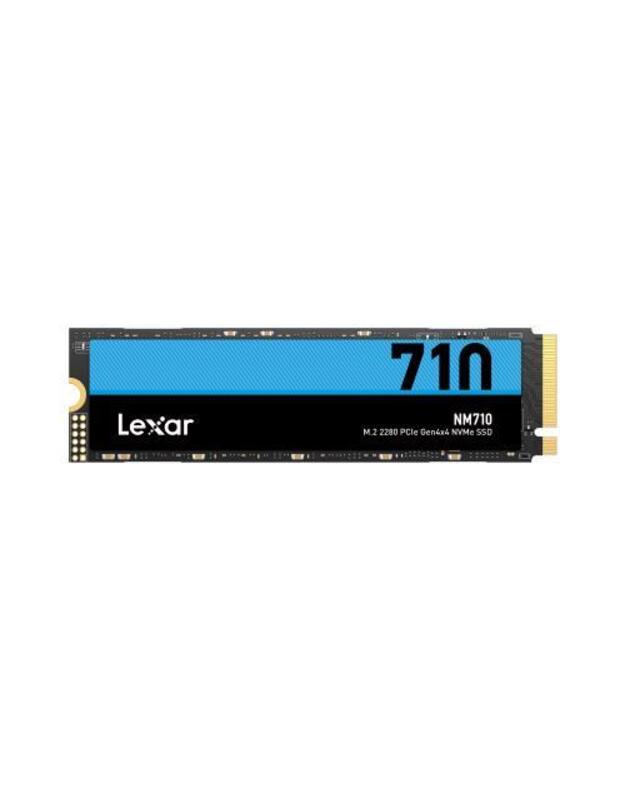 SSD|LEXAR|NM710|1TB|M.2|PCIe Gen4|NVMe|Write speed 4500 MBytes/sec|Read speed 5000 MBytes/sec|2.45mm|TBW 600 TB|MTBF 1500000 hours|LNM710X001T-RNNNG