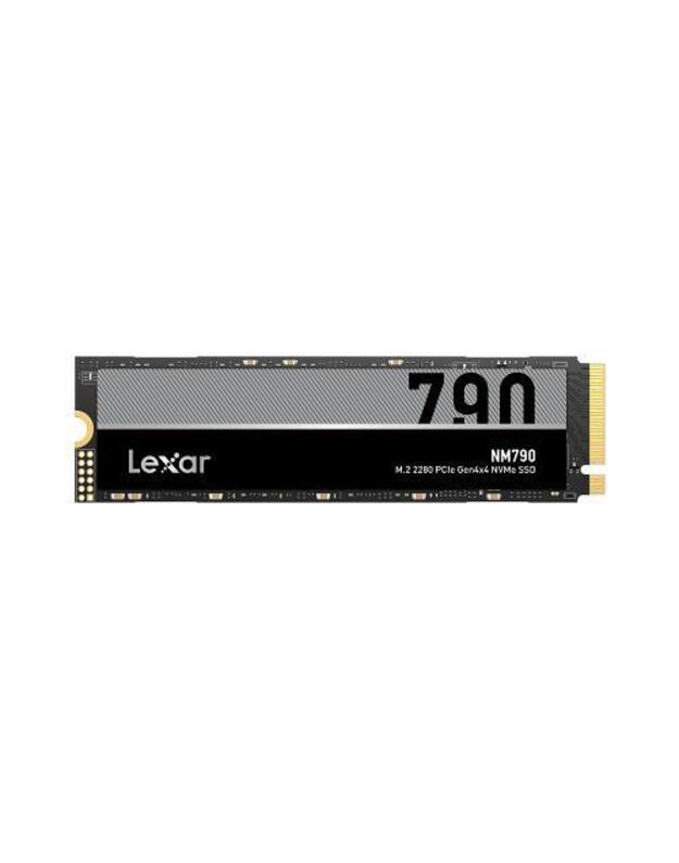 SSD|LEXAR|NM790|1TB|M.2|PCIe Gen4|NVMe|Write speed 6500 MBytes/sec|Read speed 7400 MBytes/sec|2.45mm|TBW 1000 TB|MTBF 1500000 hours|LNM790X001T-RNNNG