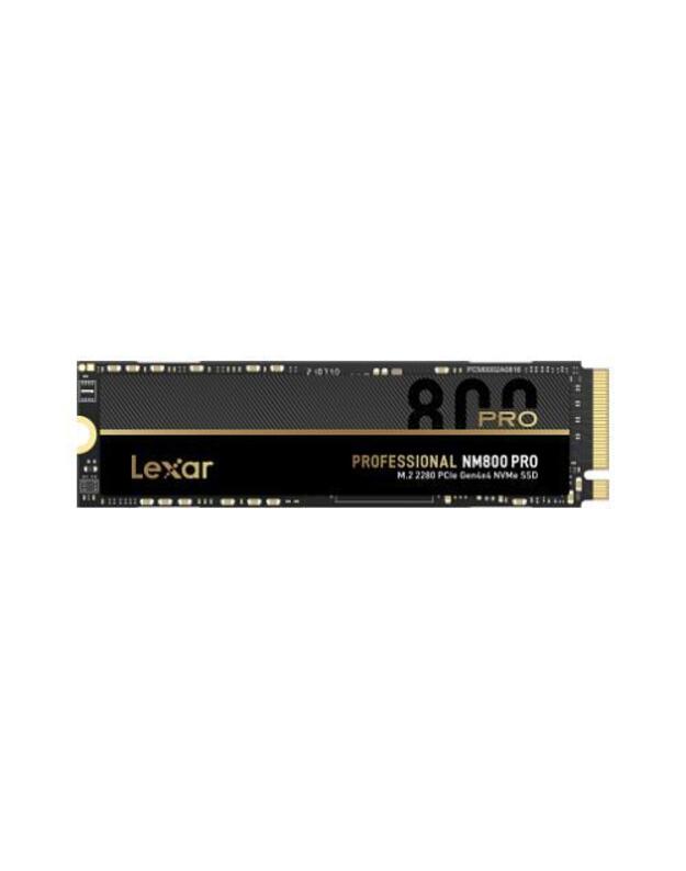 SSD|LEXAR|NM800PRO|512GB|M.2|PCIe Gen4|NVMe|3D TLC|Write speed 3500 MBytes/sec|Read speed 7450 MBytes/sec|TBW 500 TB|MTBF 1500000 hours|LNM800P512G-RNNNG