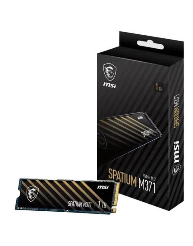 SSD|MSI|SPATIUM M371|1TB|M.2|PCIE|NVMe|3D NAND|Write speed 1700 MBytes/sec|Read speed 2350 MBytes/sec|2.15mm|TBW 210 TB|MTBF 1500000 hours|S78-440L870-P83