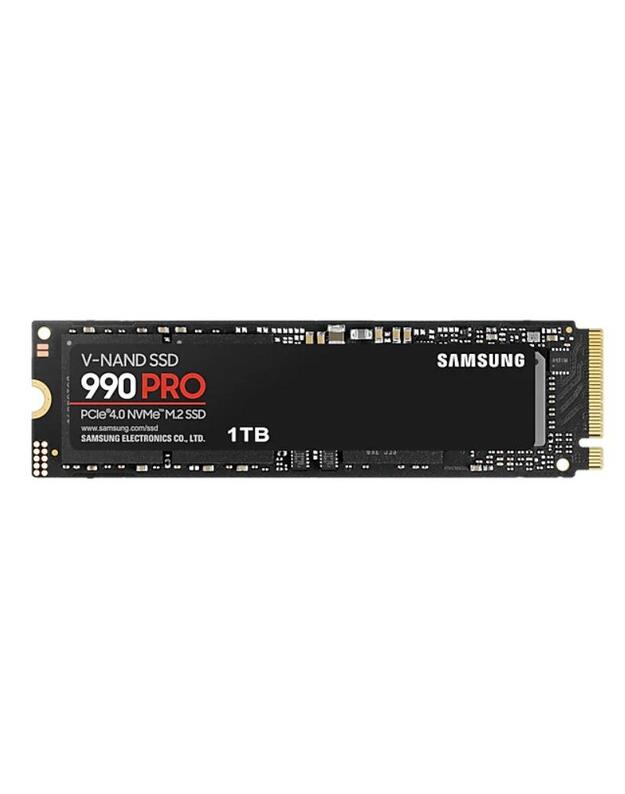 SSD|SAMSUNG|990 PRO|1TB|M.2|PCIE|NVMe|MLC|Write speed 6900 MBytes/sec|Read speed 7450 MBytes/sec|2.3mm|TBW 600 TB|MTBF 1500000 hours|MZ-V9P1T0BW