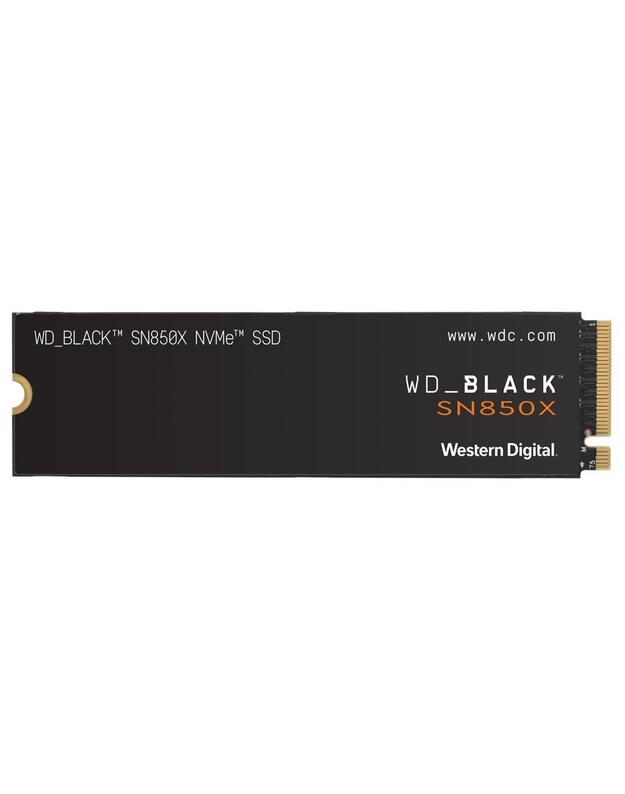 SSD|WESTERN DIGITAL|Black SN850X|1TB|M.2|PCIE|NVMe|Write speed 6300 MBytes/sec|Read speed 7300 MBytes/sec|2.38mm|TBW 600 TB|WDS100T2X0E