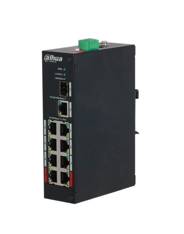 Switch|DAHUA|PFS3110-8ET-96-V2|PoE ports 8|96 Watts|DH-PFS3110-8ET-96-V2