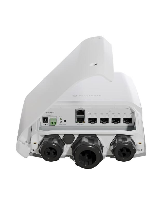 Switch|MIKROTIK|1x10Base-T / 100Base-TX / 1000Base-T|4xSFP+|1xConsole|CRS305-1G-4S+OUT