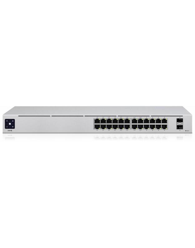 Switch|UBIQUITI|Rack 1U|24x10Base-T / 100Base-TX / 1000Base-T|2xSFP+|USW-PRO-24-POE