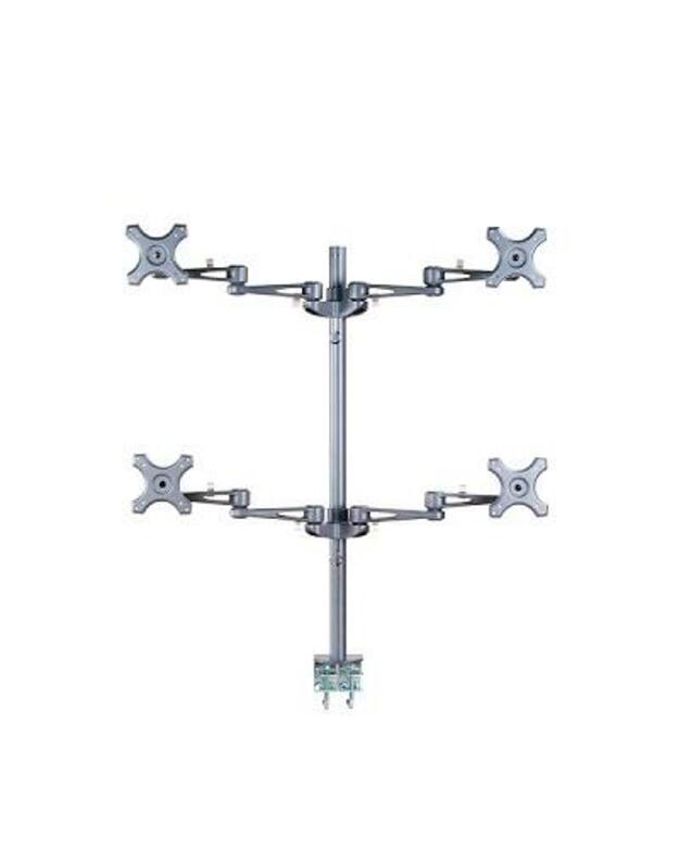 TV SET ACC DESK MOUNT SILVER/10-26