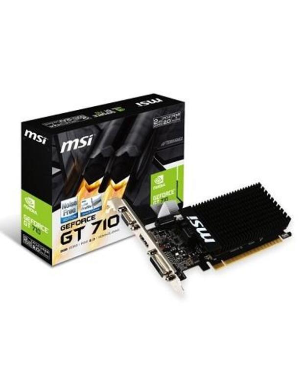 VGA PCIE16 GT710 2GB GDDR3/GT 710 2GD3H LP MSI