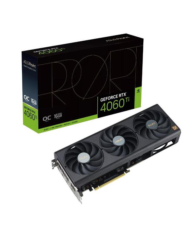 VGA PCIE16 RTX4060 16GB GDDR6/PROART-RTX4060TI-O16G ASUS