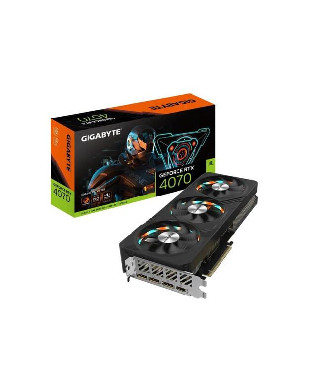 VGA PCIE16 RTX4070 12GB GDDR6X/N4070GAMING OCV2-12GD GIGABYTE