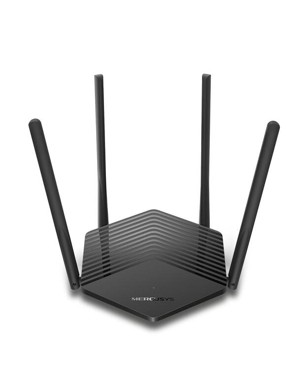 Wireless Router|MERCUSYS|1500 Mbps|Wi-Fi 6|IEEE 802.11a/b/g|IEEE 802.11n|IEEE 802.11ac|IEEE 802.11ax|3x10/100/1000M|LAN \ WAN ports 1|Number of antennas 4|MR60X