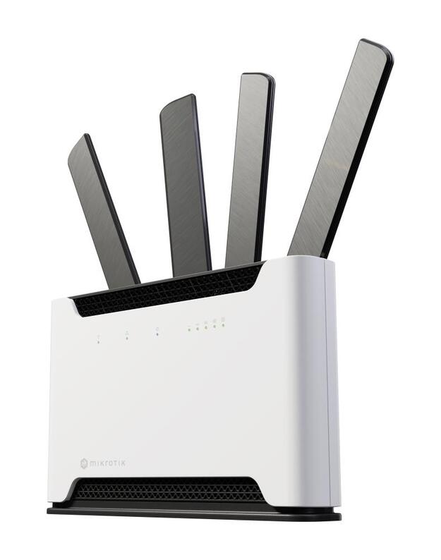 Wireless Router|MIKROTIK|Wireless Router|Wi-Fi 6|IEEE 802.11a/b/g|IEEE 802.11n|IEEE 802.11ac|IEEE 802.11ax|USB 2.0|4x10/100/1000M|1x2.5GbE|S53UGM5HAXD2HAXDTC&RG502Q