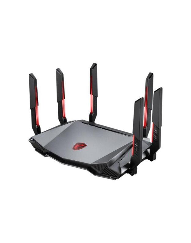 Wireless Router|MSI|Wireless Router|6600 Mbps|IEEE 802.11a|IEEE 802.11b|IEEE 802.11g|IEEE 802.11n|IEEE 802.11ac|IEEE 802.11ax|USB 3.0|4x10/100/1000M|1x2.5GbE|LAN \ WAN ports 1|GRAXE66