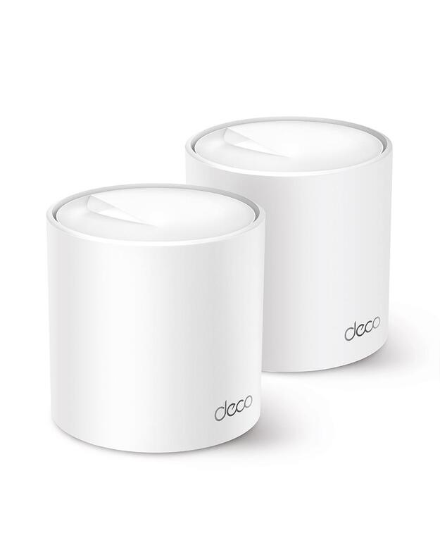 Wireless Router|TP-LINK|Wireless Router|2-pack|2900 Mbps|Mesh|Wi-Fi 6|3x10/100/1000M|Number of antennas 2|DECOX50(2-PACK)