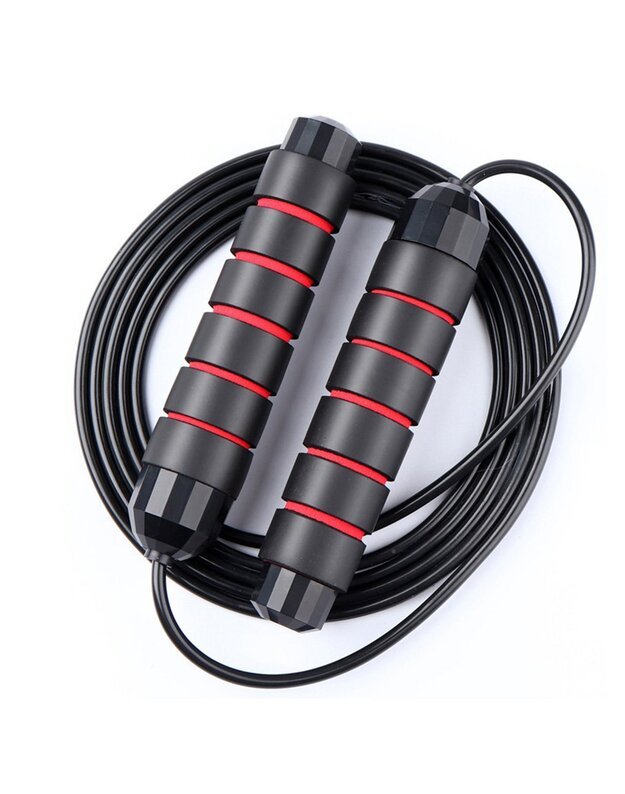 Šokdynė Gym Fitness skipping jump rope, raudona