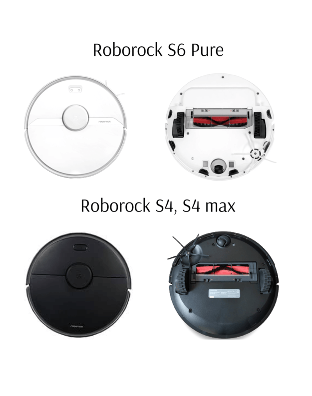 Filtras Xiaomi Roborock S5, S5 Max, S6, S6 Maxv, 4 vnt (pakaitalas)