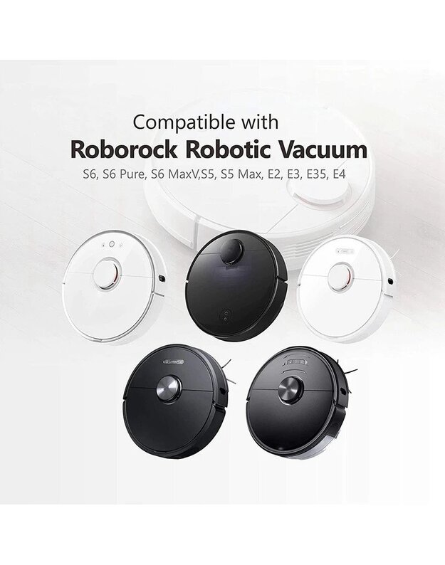 Filtras Xiaomi Roborock S5, S5 Max, S6, S6 Maxv, 4 vnt (pakaitalas)