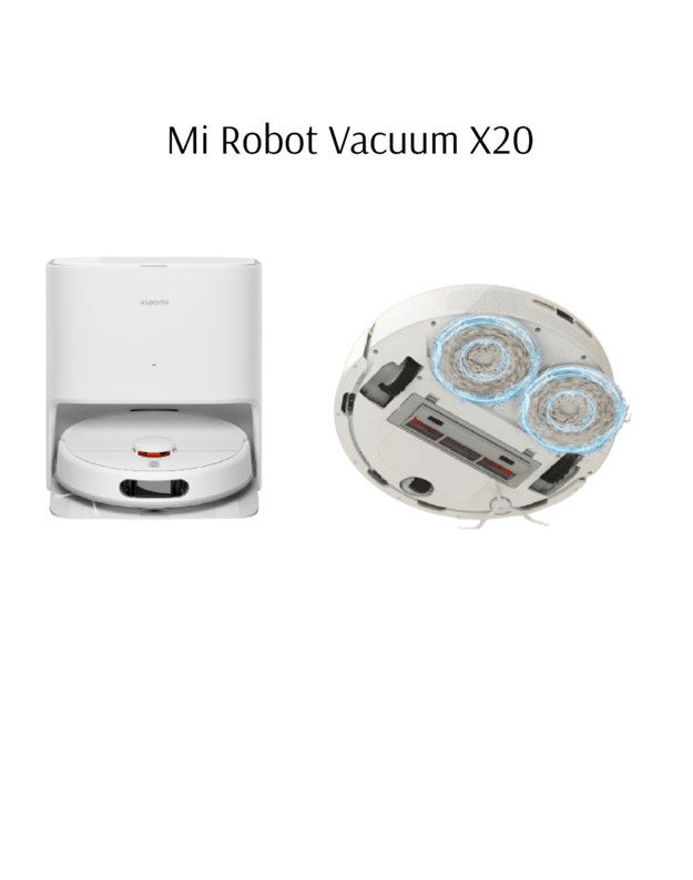 Filtras Xiaomi Mi Robot Vacuum Mop Pro / Mop 2 Lite/ Mop 2 Pro / S10 / S10T / T12 / X20, 4 vnt (pakaitalas)